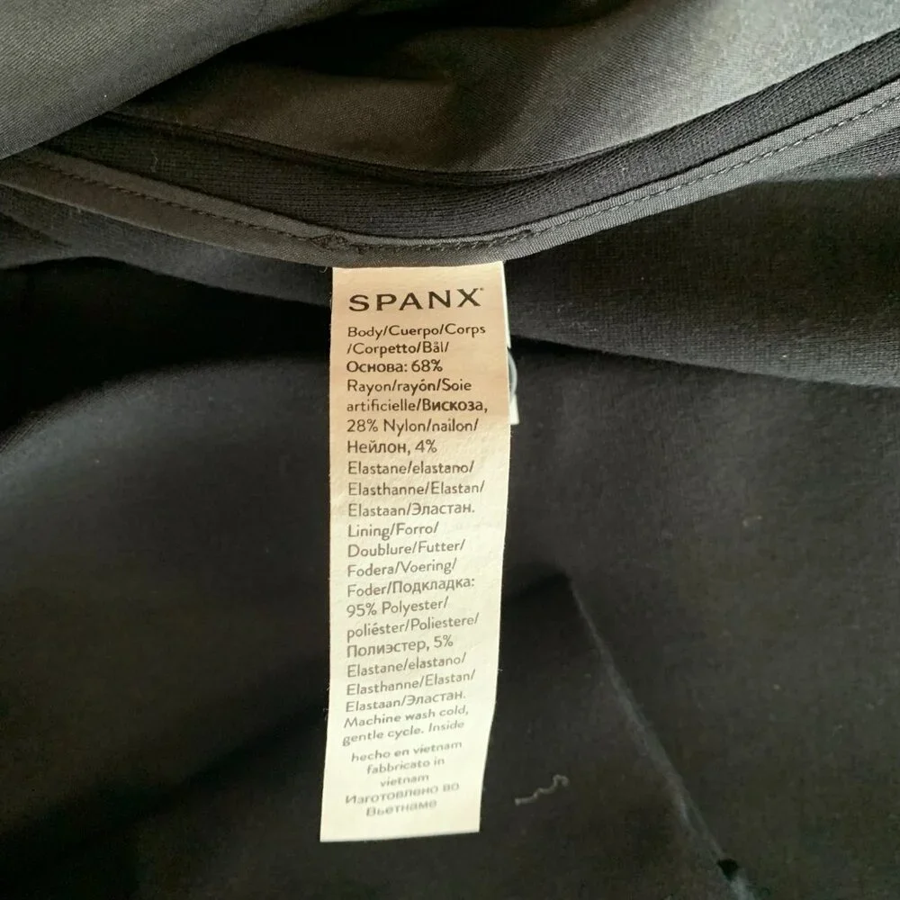 NWT SPANX The Perfect Collarless Oversized Pointe Navy Blue Blazer Size M - Picture 5 of 15